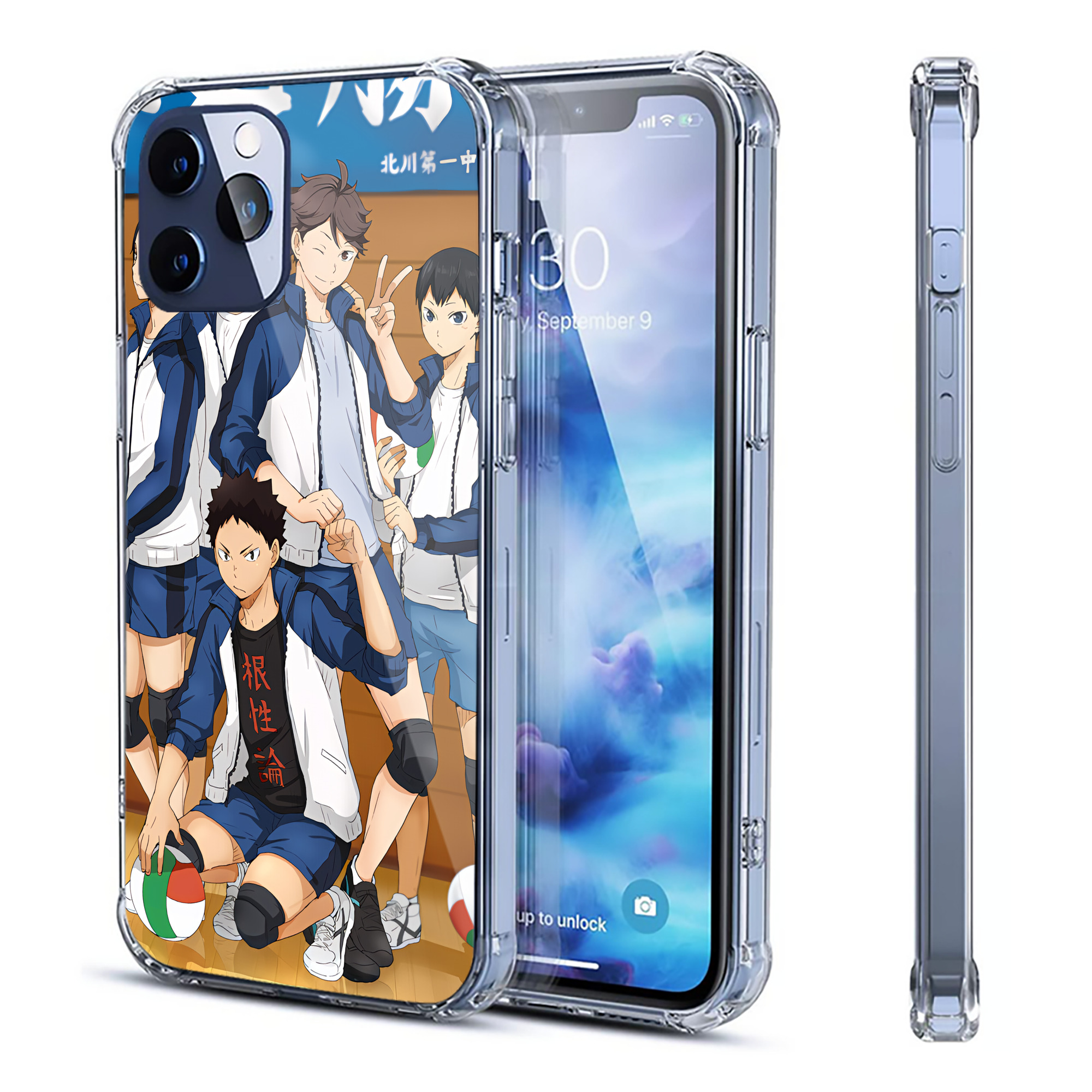 （画像用） ハイキュー!! Haikyu!! 【iPhone 12シリーズ対応】透明スマホケース（クリアソフトケース）